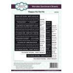 Creative Expressions Wordies Sentiments Sheets - Happy Ha Ha Ha [CEW010]