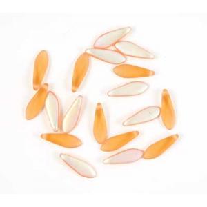 5/16 Dagger Beads - [MX1006] Matte Medium Topaz AB