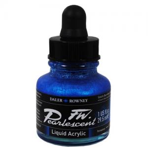 Daler Rowney FW Acrylic Ink - Pearlescent Galactic Blue