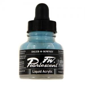 Daler Rowney FW Acrylic Ink - Pearlescent Silver Pearl