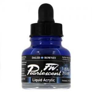Daler Rowney FW Acrylic Ink - Pearlescent Sky Blue
