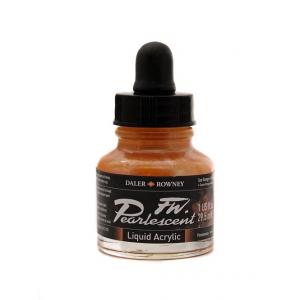 Daler Rowney FW Acrylic Ink - Pearlescent Sun Orange