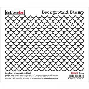 Darkroom Door Background Cling Stamp - Scales [DDBS076]