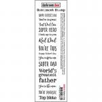 Darkroom Door Sentiment Cling Stamp - Father's Day [DDSE016]