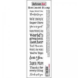 Darkroom Door Sentiment Cling Stamp - Mother's Day [DDSE015]