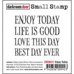 Darkroom Door Small Cling Stamp - Enjoy Today [DDSM017] - ON SALE!