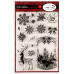 Dawn Bibby Creations Clear Stamp Set - Art Nouveau Christmas - Winter Wonderland [DB1074] - ON SALE!