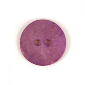 Faux Mother of Pearl Button - [310513] 20mm, Lilac