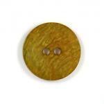 Faux Mother of Pearl Button - [261009] 15mm, Green