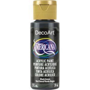 DecoArt Americana Acrylic Paint - Black Green [DA157]