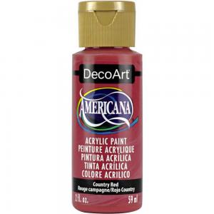 DecoArt Americana Acrylic Paint - Country Red [DA018]
