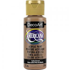 DecoArt Americana Acrylic Paint - Sable Brown [DA061]