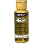 DecoArt Americana Dazzling Metallics Acrylic Paint - Bright Brass [DA338]