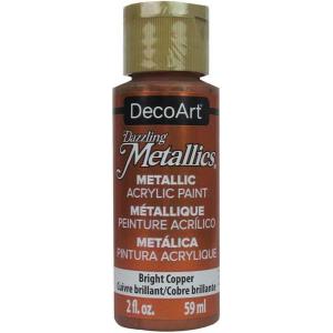 DecoArt Americana Dazzling Metallics Acrylic Paint - Bright Copper [DA337]