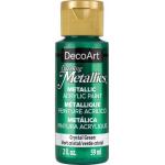 DecoArt Americana Dazzling Metallics Acrylic Paint - Crystal Green [DA076]