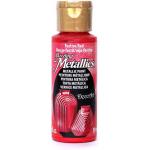 DecoArt Americana Dazzling Metallics Acrylic Paint - Festive Red [DA262]