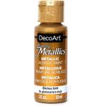 DecoArt Americana Dazzling Metallics Acrylic Paint - Glorious Gold [DA071]