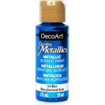 DecoArt Americana Dazzling Metallics Acrylic Paint - Ice Blue [DA075]