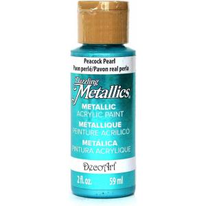 DecoArt Americana Dazzling Metallics Acrylic Paint - Peacock Pearl [DA314]