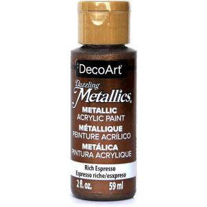 DecoArt Americana Dazzling Metallics Acrylic Paint - Rich Espresso [DA245]
