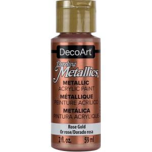DecoArt Americana Dazzling Metallics Acrylic Paint - Rose Gold [DA336]