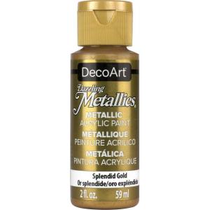 DecoArt Americana Dazzling Metallics Acrylic Paint - Splendid Gold [DA263]