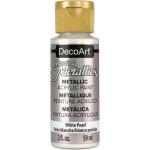 DecoArt Americana Dazzling Metallics Acrylic Paint - White Pearl [DA117]