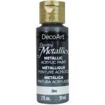 DecoArt Americana Dazzling Metallics Acrylic Paint - Zinc [DA339]