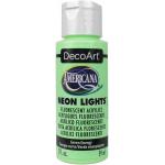 DecoArt Americana Neon Lights Acrylic Paint - Green Energy [DA343]