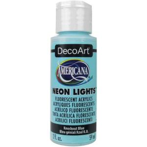 DecoArt Americana Neon Lights Acrylic Paint - Knockout Blue [DA344]
