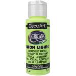 DecoArt Americana Neon Lights Acrylic Paint - Radiant Yellow [DA342]