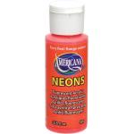 DecoArt Americana Neons Acrylic Paint - Fiery Red [DHS4]