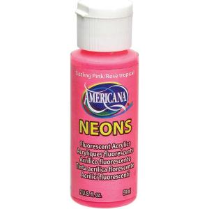 DecoArt Americana Neons Acrylic Paint - Sizzling Pink [DHS3]