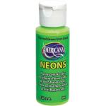DecoArt Americana Neons Acrylic Paint - Thermal Green [DHS5]
