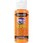 DecoArt Americana Neons Acrylic Paint - Torrid Orange [DHS2]