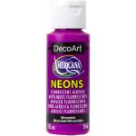 DecoArt Americana Neons Acrylic Paint - Ultraviolet [DHS7]