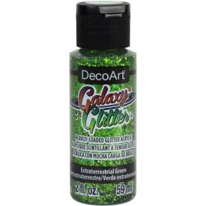 DecoArt Galaxy Glitter - Extraterrestrial Green
