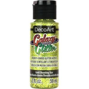 DecoArt Galaxy Glitter - Gold Shooting Star