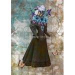 Decoupage Queen A4 Rice Paper - Dainty And The Queen - Head Full Of Dreams [DQRP-0286]