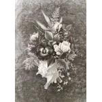 Decoupage Queen A4 Rice Paper - Dainty And The Queen - Nostalgic Floral [DQRP-0283]