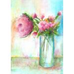 Decoupage Queen A4 Rice Paper - Ellen J Goods - Cottage Roses II [DQRP-0292]