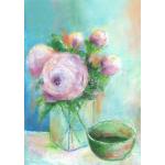Decoupage Queen A4 Rice Paper - Ellen J Goods - Cottage Roses III [DQRP-0293]