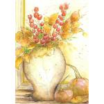 Decoupage Queen A4 Rice Paper - Ellen J Goods - Gathered Leaves [DQRP-0298]