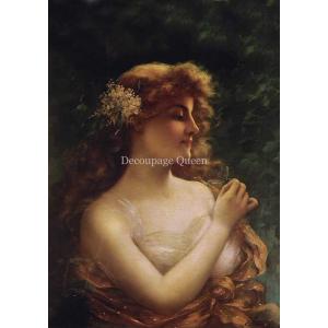 Decoupage Queen A4 Rice Paper - Emile Vernon - The Dragonfly [DQRP-0317]