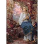 Decoupage Queen A4 Rice Paper - Howard David Johnson - Brigit Celtic Goddess Of Poetry [DQRP-0336]