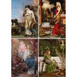 Decoupage Queen A4 Rice Paper - Howard David Johnson - Women Of Mythology [DQRP-0333]
