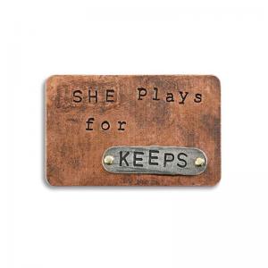 Demdaco Inspire Card - She Plays For Keeps [0021]