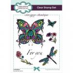 Designer Boutique Clear Stamp Set - Doodle Butterfly [UMSDB103]