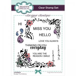 Designer Boutique Clear Stamp Set - Escape The Ordinary [UMSDB109]