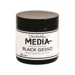 Dina Wakley Media Black Gesso - 4oz Jar